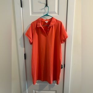 J Crew Short Sleeve Polo Shirt Dress